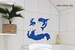 Wandtattoo Lustige Delphine