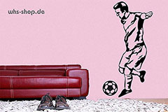 Wandtattoo Fußballer